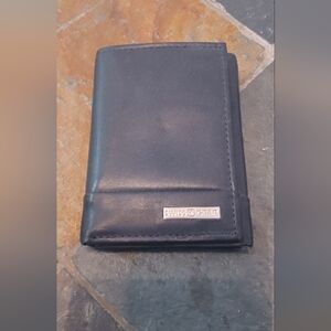 SwissGear Black Leather Wallet
